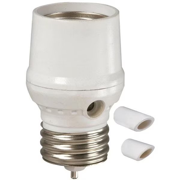 Light Control, 120 V, 100 W, CFL, Halogen, Incandescent, LED Lamp, White, Westek, Mfr#: SLC5BCW-4