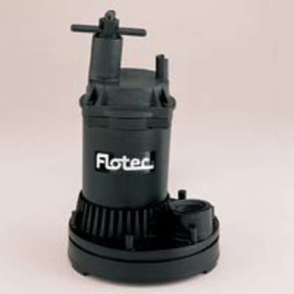 Flotec FP0S1250X-08 Submersible Utility Pump, 115 V, 1 in Outlet, 1200 gph, Flotec, Mfr#: FP0S1250X-08