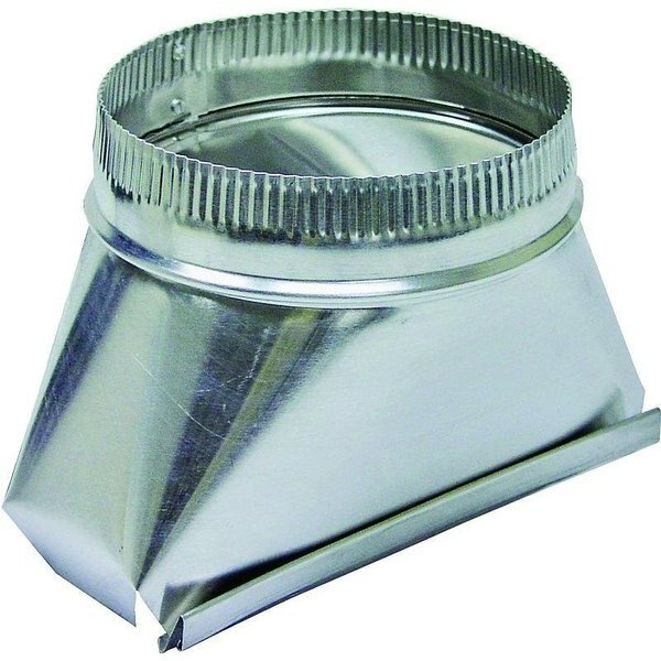 Range Hood Transition, Round, Aluminum, Lambro, Mfr#: 122