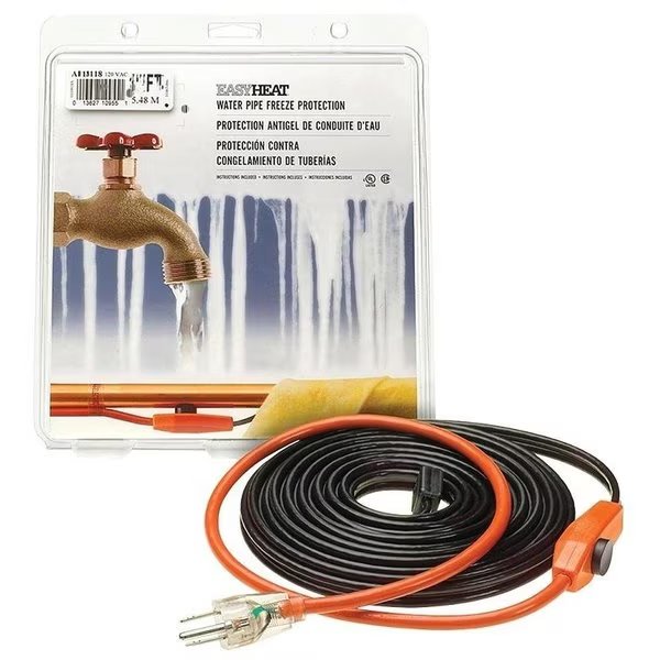 TAPE HEAT BND 3M 63W WTSTAT, Easy Heat, Mfr#: AHB-019A