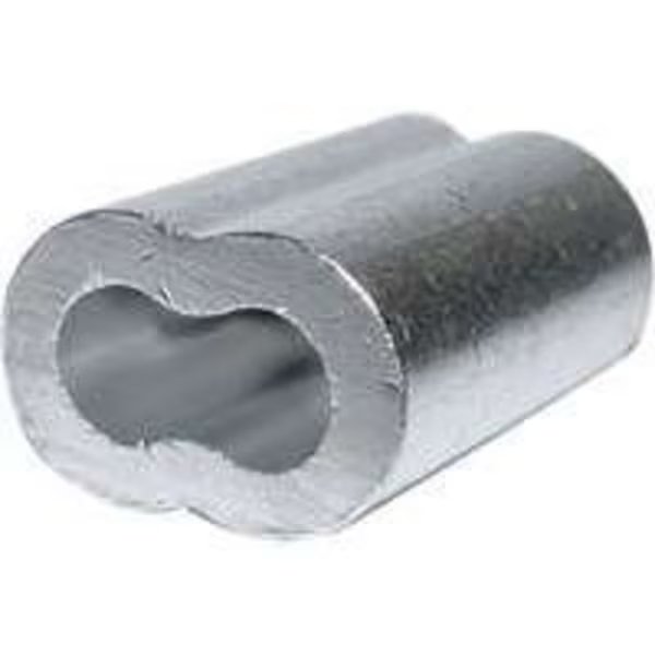 Campbell 7670844 Cable Ferrule, 3/16 in Dia Cable, Aluminum, Campbell Chain & Fittings, Mfr#: 7670744/7670844
