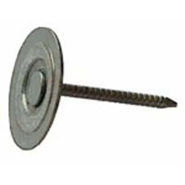 0 Cap Nail, 1 in L, Flat Head, 12 ga Gauge, Steel, Stinger, Mfr#: 127055