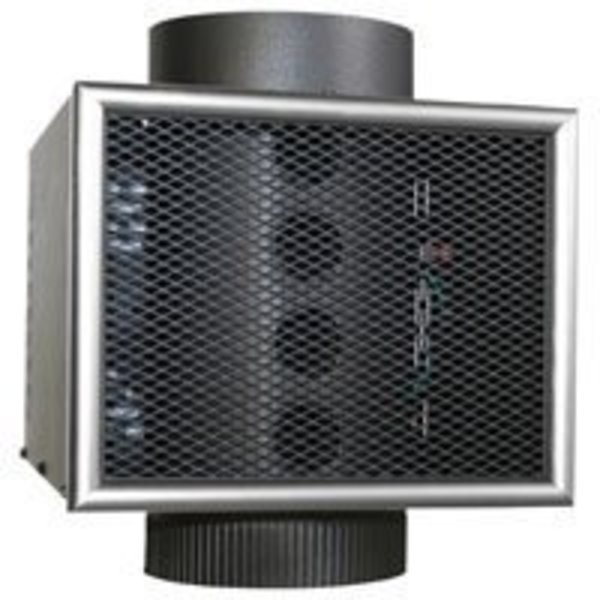 US STOVE HR-6/MH6 Heat Reclaimer, 6 in Dia Pipe, Steel, Black, Us Stove Co, Mfr#: HR-6/MH6