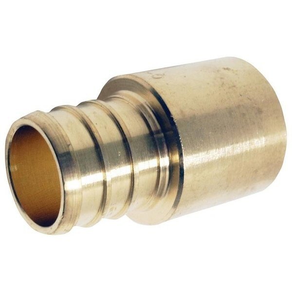 Valves Pipe Adapter, 1 in, PEX x Male Solder, Brass, 200 psi Pressure, Apollo, Mfr#: APXMSA11