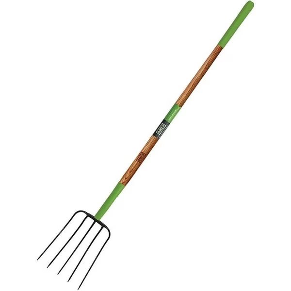 Manure Fork, Steel Tine, Wood Handle, 61 in L Handle, Ames, Mfr#: 2826800