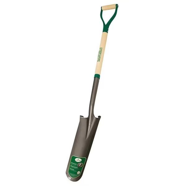 Drain Spade Shovel, 6 in W Blade, 30 in L Wood Handle W/ D-Grip, Landscapers Select, Mfr#: 34626