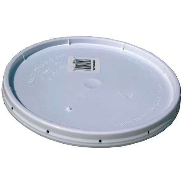 20000 Gasketed Lid, HDPE, White, Encore Plastics, Mfr#: 1000573