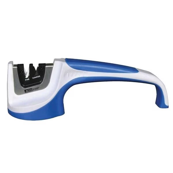 Knife Sharpener, Fine, DiamondHoned Tungsten Carbide Abrasive, Rubber Handle, Accusharp, Mfr#: 036C
