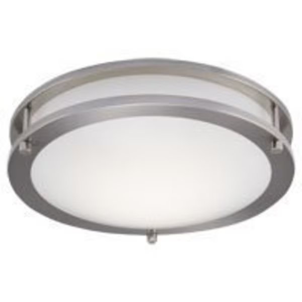 Boston Harbor CL200AC Ceiling Light Fixture, 120 V, LED Lamp, Brushed Nickel Fixture, Boston Harbor, Mfr#: CL200AC