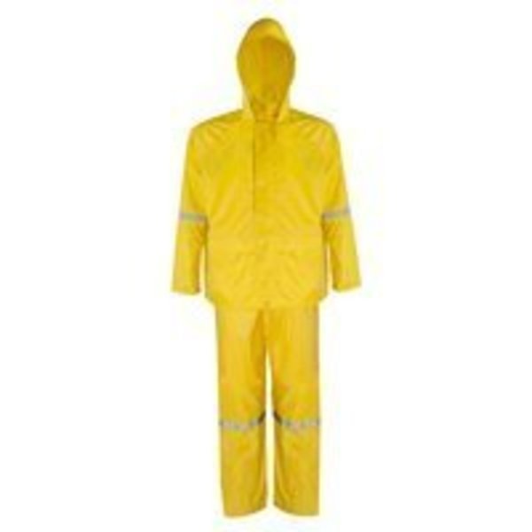 Diamondback RS3-01-M Rain Suit, M, Polyester, Concealed Collar, Zipper Closure, Diamondback, Mfr#: RS3-01-M