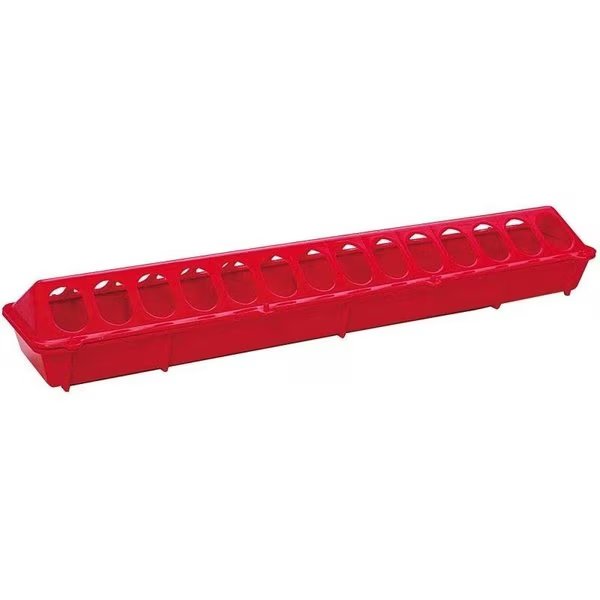 Poultry Feeder, 15 lb Capacity, 28Compartment, PlasticPolypropylene, FlipTop Mounting, Little Giant, Mfr#: 820