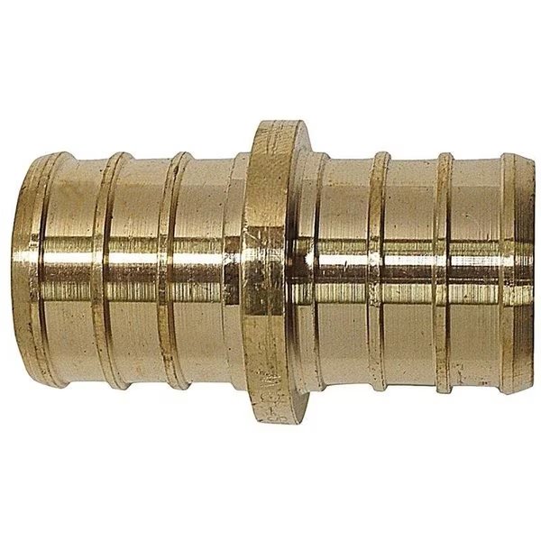 Valves ApolloPEX Series Coupling, 34 in, Barb, Brass, 200 psi Pressure, Apollo, Mfr#: APXC3410PK