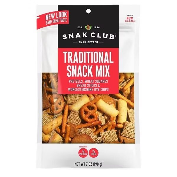CSU29469 Traditional Snack Mix, 675 oz, Snak Club, Mfr#: 700532