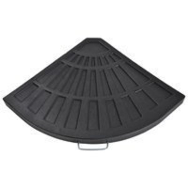 Seasonal Trends 59941 Offset Umbrella Base, 25.7 in L, 1.57 in H, Resin/Steel/Plastic, Black, Seasonal Trends, Mfr#: 59941