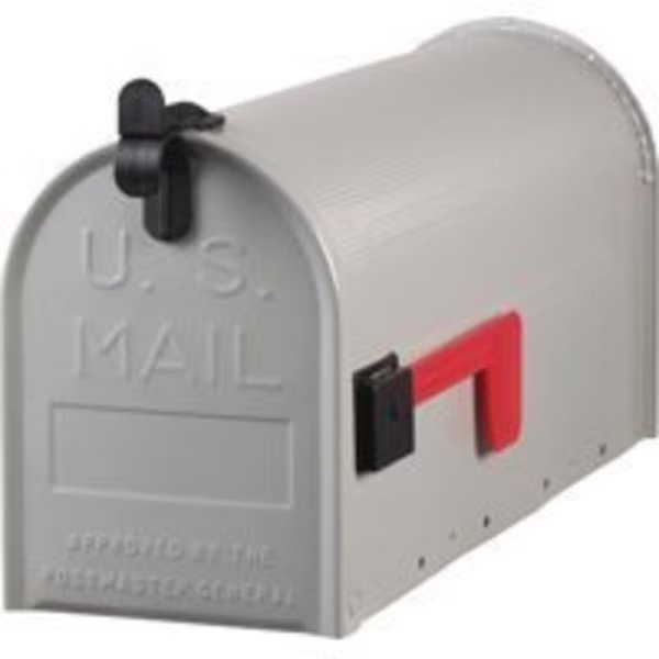 Grayson ST100000 Rural Mailbox, 800 cu-in Capacity, Galvanized Steel, Powder-Coated, Gibraltar Mailboxes, Mfr#: ST100000