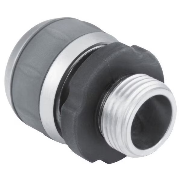 Hose Mender, Compression Male, Metal, Gilmour, Mfr#: 805814-1001