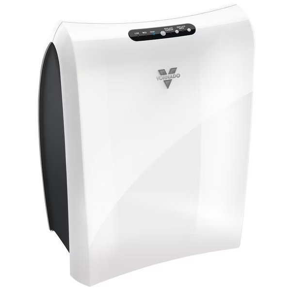 Air Purifier, HEPA Filter, 03 um, 220 sqft Coverage Area, White, Vornado, Mfr#: AC1-0038-43