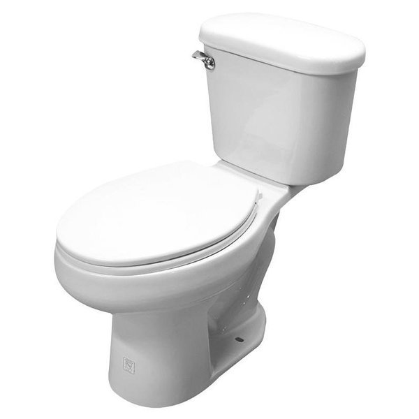 Toilet, Elongated Bowl, 128 gpf Flush, White, Cato, Mfr#: J6052011120