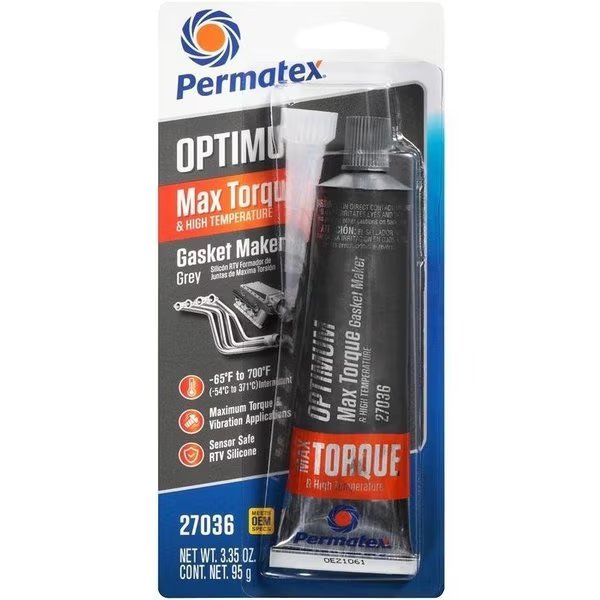Gasket Maker, 335 oz Tube, Paste, Mild, Permatex, Mfr#: 27036