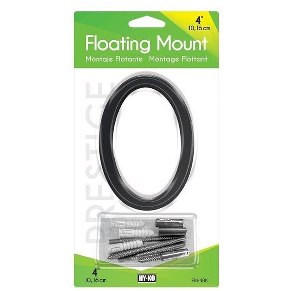 FM4BK0 House Number, Character 0, 4 in H Character, Black Character, Hy-Ko, Mfr#: FM-4BK/0
