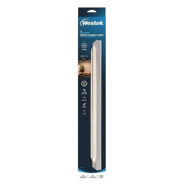 DecoGlow Light, 120 V, 7 W, LED Lamp, 620 Lumens, 2700, 3000, 3500, 4000, 5000 K Color Temp, Westek, Mfr#: DWSNCCT-L18