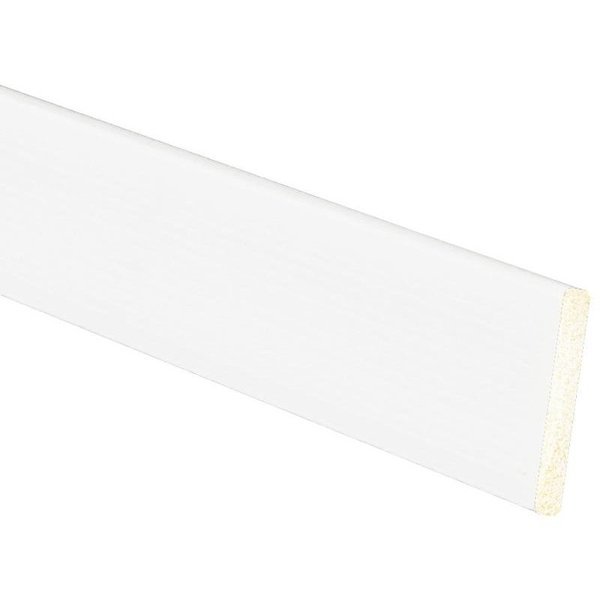 Lattice Moulding, 8 ft L, 18 in W, Polystyrene, Crystal White, Inteplast Group, Mfr#: 92670800032