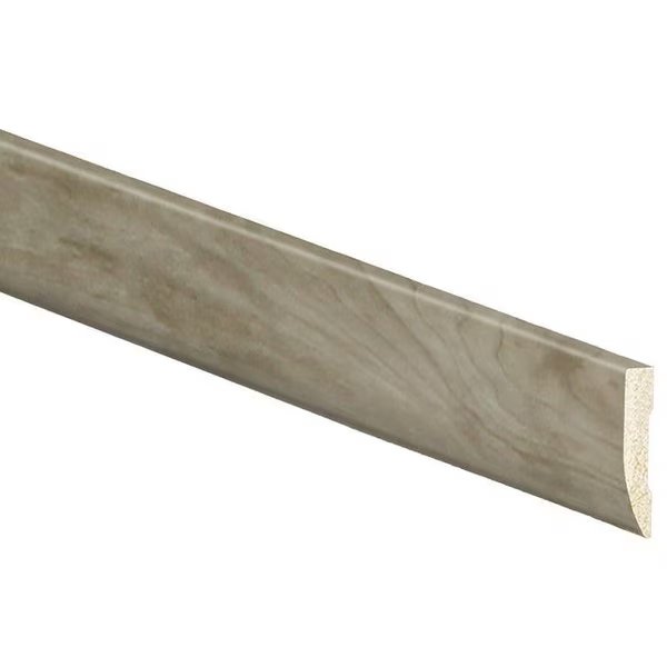 Stop Moulding, 114 in W, 38 in H, Smooth Profile, Polystyrene, River Gray, Inteplast Group, Mfr#: 88560700504