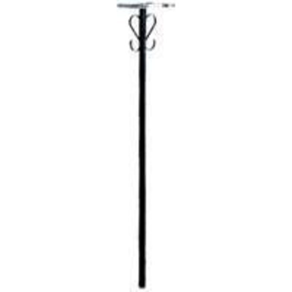 Gibraltar Mailboxes PBK00000 Mailbox Post, 10.7 in L, 6 in W, Galvanized Steel, Gibraltar Mailboxes, Mfr#: PBK00000
