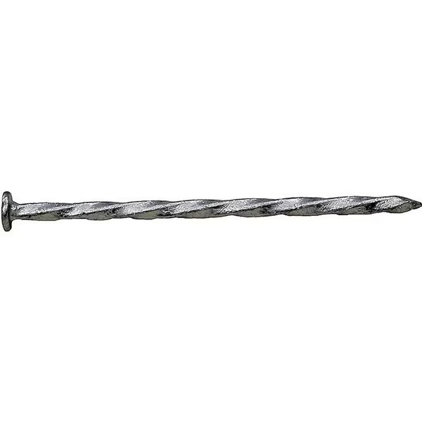 00 Deck Nail, 8D, 212 in L, Steel, HotDipped Galvanized, Flat Head, Spiral Shank, 1 lb, Pro-Fit, Mfr#: 10158