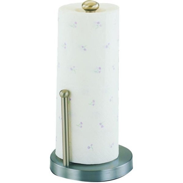 Paper Towel Holder, 34 in Dia Rod, 12 in L Rod, Satin Nickel, Simple Spaces, Mfr#: L1070-26-02-M