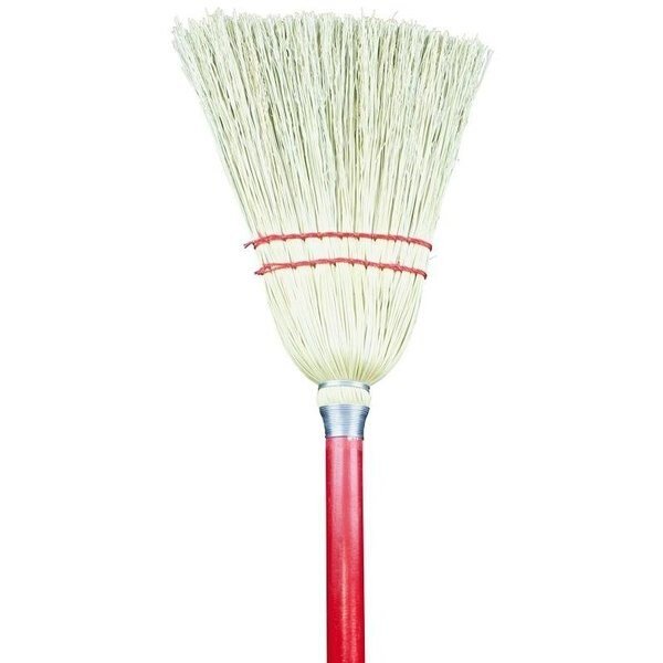 Zephyr Junior Lobby Broom, 6 Sweep Face, Broomcorn Bristle, 32 in L, Chickasaw, Mfr#: 36003
