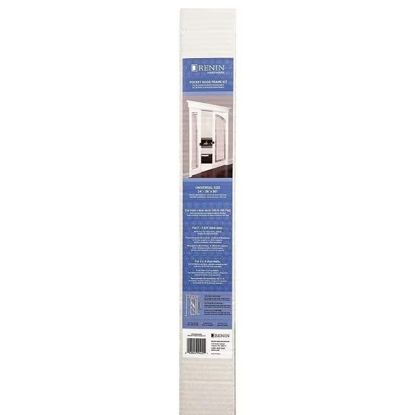 Pocket Door Frame Kit, 36 in W, 80 in H, Commercial Grade, Renin, Mfr#: PD3068MKDBB