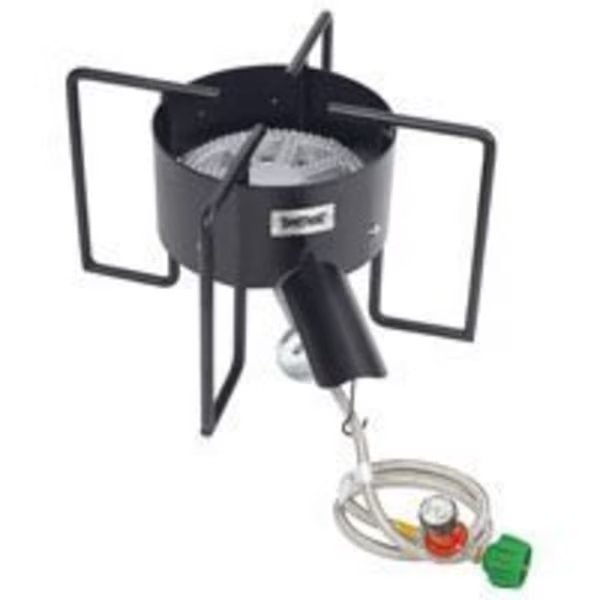 Bayou Classic KAB6 Bayou Cooker with Hose Guard, LPG, 1-Burner, 22 in W, Steel, Bayou Classic, Mfr#: KAB6