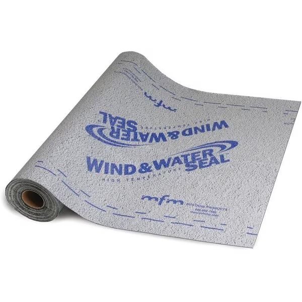 Roofing Underlayment, 67 ft L, 36 in W, Polymer, White, Mfm, Mfr#: 48267