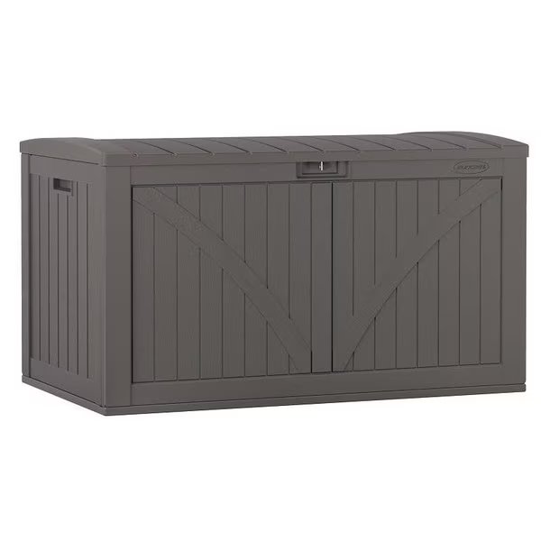 Deck Box, Resin, Gray, Suncast, Mfr#: BMDB3425P