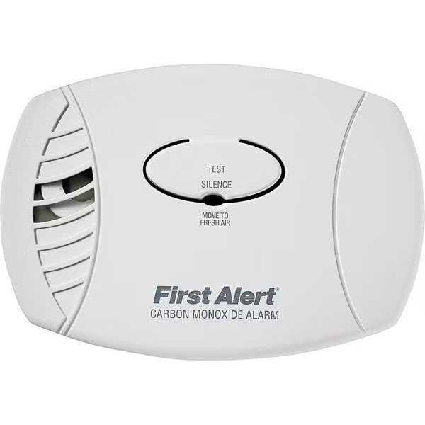 1039730 Carbon Monoxide Alarm, 85 dB, Alarm Audible Beep, Electrochemical Sensor, White, First Alert, Mfr#: 1039730/CO600