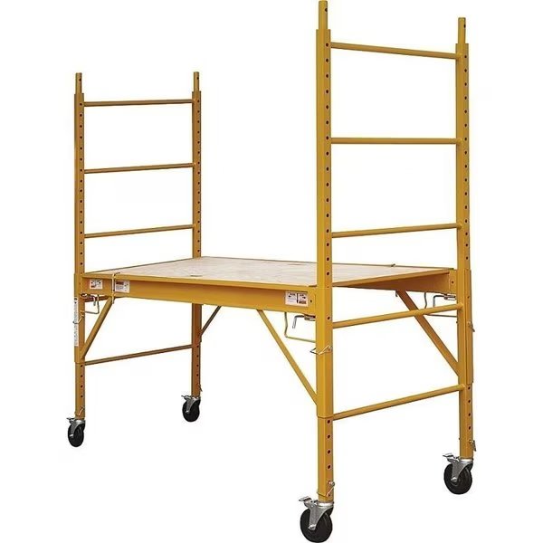 Portable Scaffold, 29 in W Rail, 112 in D Rail, 69 in H Rail, 29 to 7114 in H Adjustment, 1Deck, Prosource, Mfr#: YH-SD601
