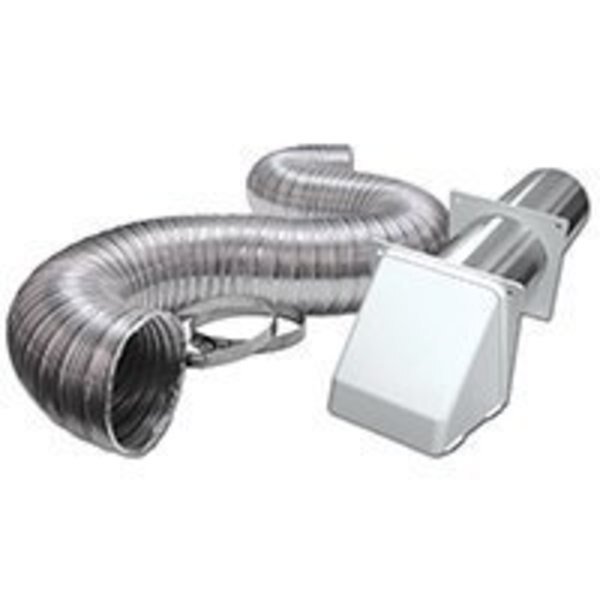 Lambro 316WUL Preferred Hood Vent Kit, 1-Piece, For Gas and Electric Dryer Installations, Lambro, Mfr#: 316WUL