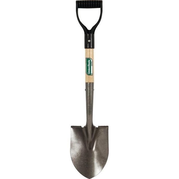 Digging Shovel, 6 in W Carbon Steel Blade, Hardwood Handle W/ D-Grip, Union Tools, Mfr#: 163037900
