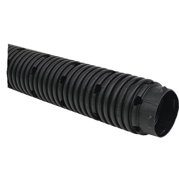 ADS Pipe Tubing, HDPE, 100 ft L, Hancor, Mfr#: 04020100H