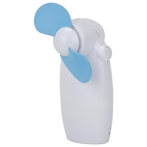 Handheld Portable Cooling Fan, 2Blade, 1Speed, 1 Speed, White, Powerzone, Mfr#: 32650001