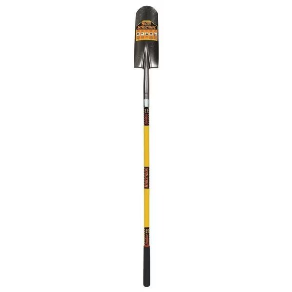 S700 Drain Spade Shovel, 6 in W 14 ga Steel Blade, 48 in L Fiberglass Handle, Structron, Mfr#: 49736