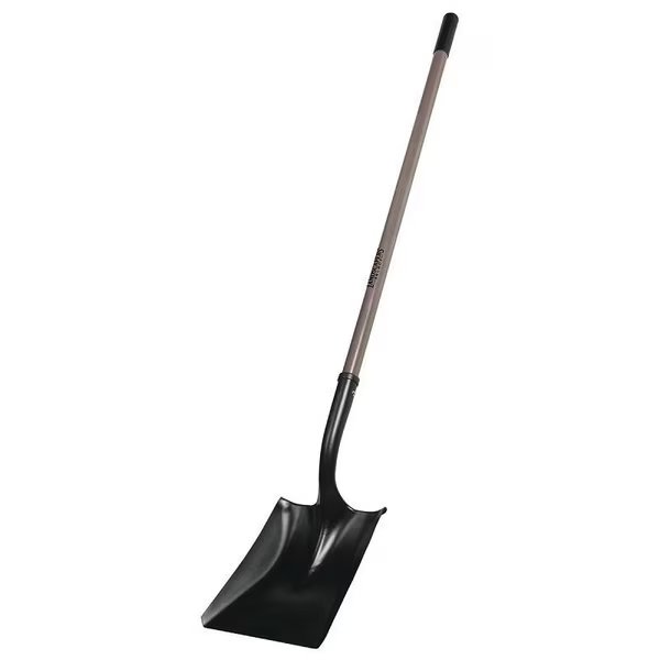 Square Point Shovel, Steel Blade, 47 in L Fiberglass Handle, Landscapers Select, Mfr#: 34464PRC-FP