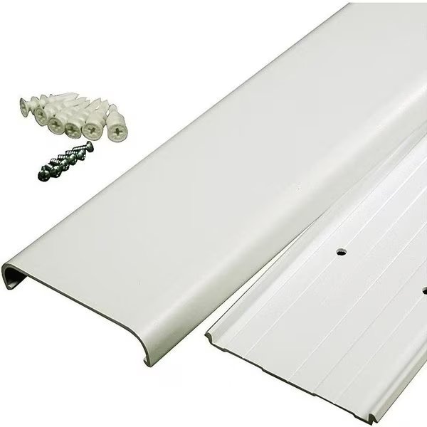Wiremold Cord Cover Kit, 30 in OAL, 312 in OAW, White, Legrand, Mfr#: C33