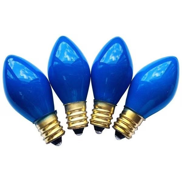 Light Bulb, 170 W, Copper Base Lamp Base, Tungsten Lamp, Blue Light, 3000 hr Average Life, Santas Forest, Mfr#: 16230