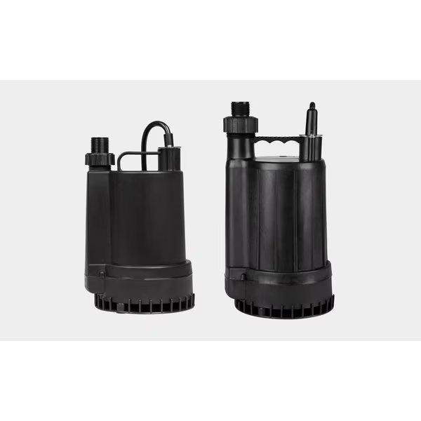 Red Lion RL-MP16 Submersible Utility Pump, 115 V, 2 A, 1 in Outlet, 1300 gph, Red Lion, Mfr#: RL-MP16