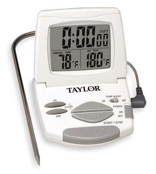 Multiline LCD Digital Food Service Thermometer with 32 to 392 (F), Taylor, Mfr#: 1470