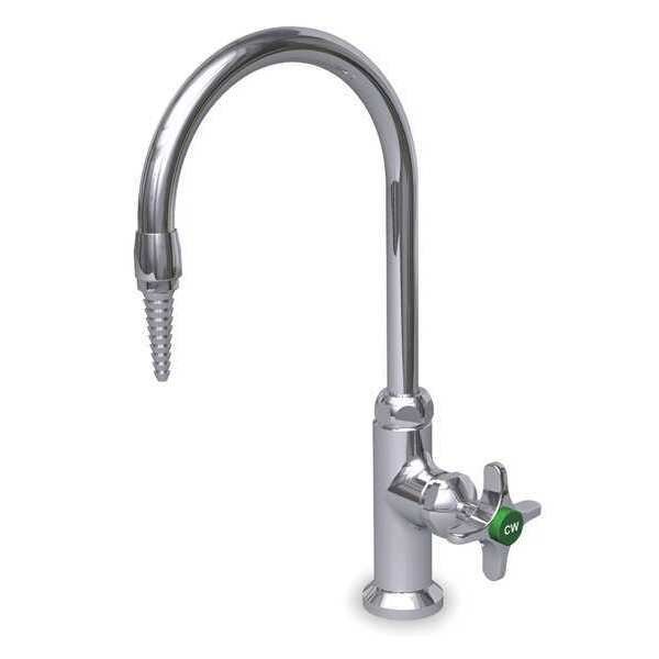 Manual Single Hole Mount, 1 Hole Laboratory Faucet, Chrome, Watersaver, Mfr#: L614