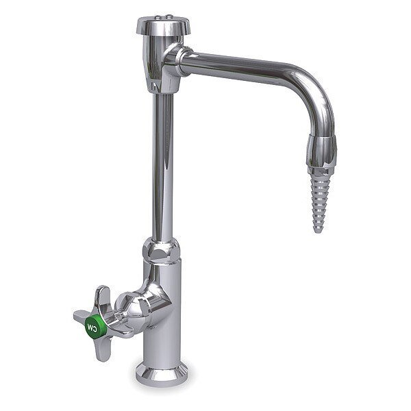 Manual Single Hole Mount, 1 Hole Laboratory Faucet, Chrome, Watersaver, Mfr#: L614VB