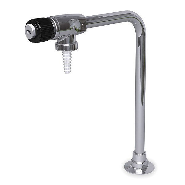 Manual Single Hole Mount, 1 Hole Laboratory Faucet, Polished Chrome Plated, Watersaver, Mfr#: L7833
